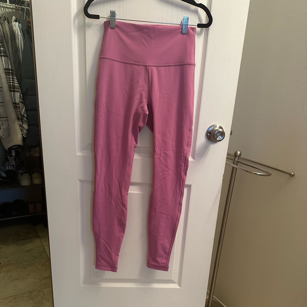 Magenta Glow Wunder Under HR Flux leggings 28"